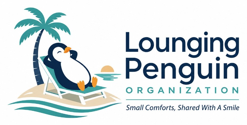 Lounging Penguin Organization logo